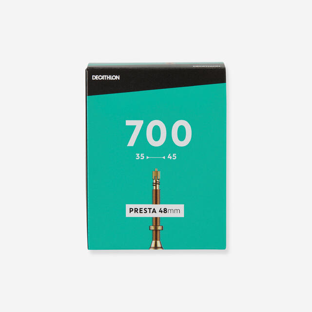 DECATHLON CÁMARA DE BICICLETA 700X35/45 VÁLVULA PRESTA 48 MM