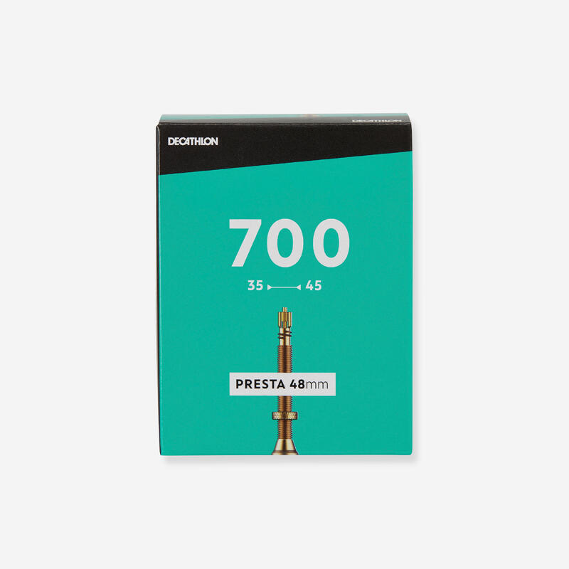 DECATHLON İç Lastik - 700 X 35 / 45 - 48Mm - Presta Valf Uyumlu DECATHLON İç Lastik - 700 X 35 / 45 - 48Mm - Presta Valf Uyumlu