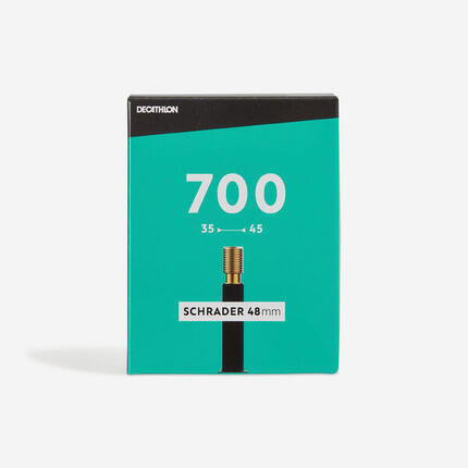 Fahrradschlauch 700 × 35/45 Schrader (Autoventil) 48 mm