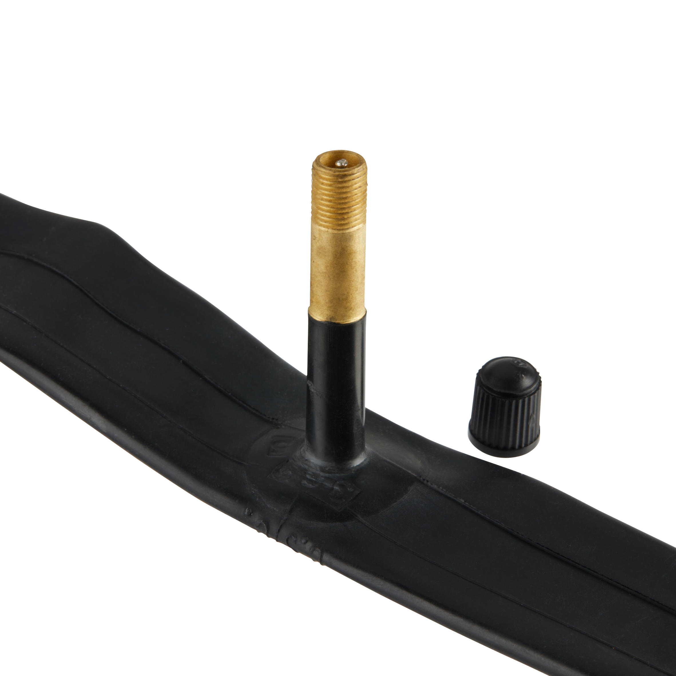 Hybrid & City Bike Inner Tube Btwin 700 X 3545C Schrader Black