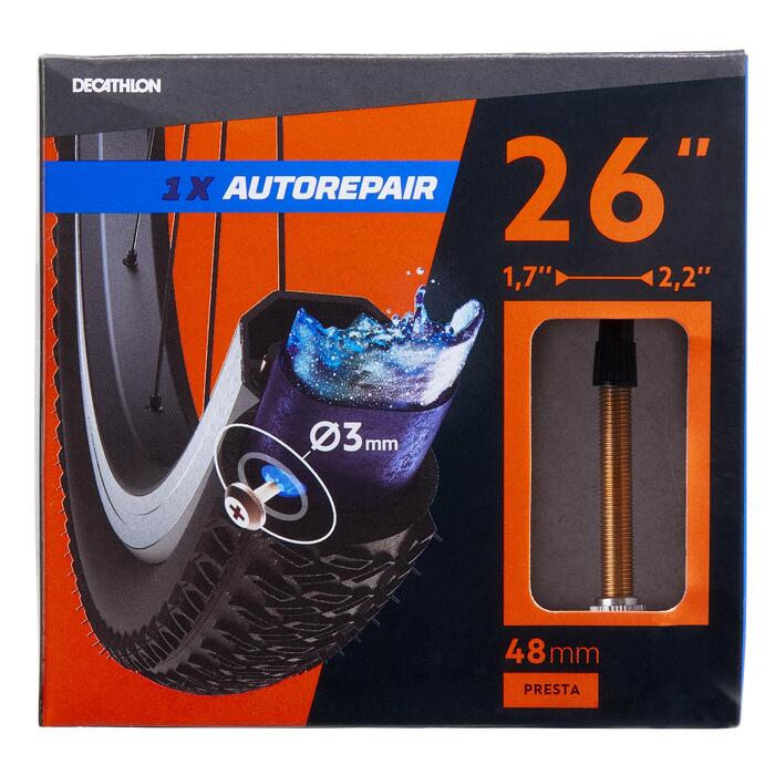 CHAMBRE A AIR 26x1,7/2,2 PRESTA AUTO REPARANTE BTWIN Decathlon