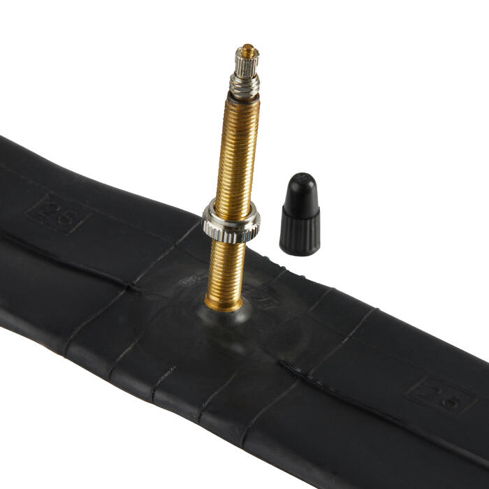 fahrradschlauch 26 zoll 1 7 2 2 selbstreparierend franz ventil presta btwin decathlon