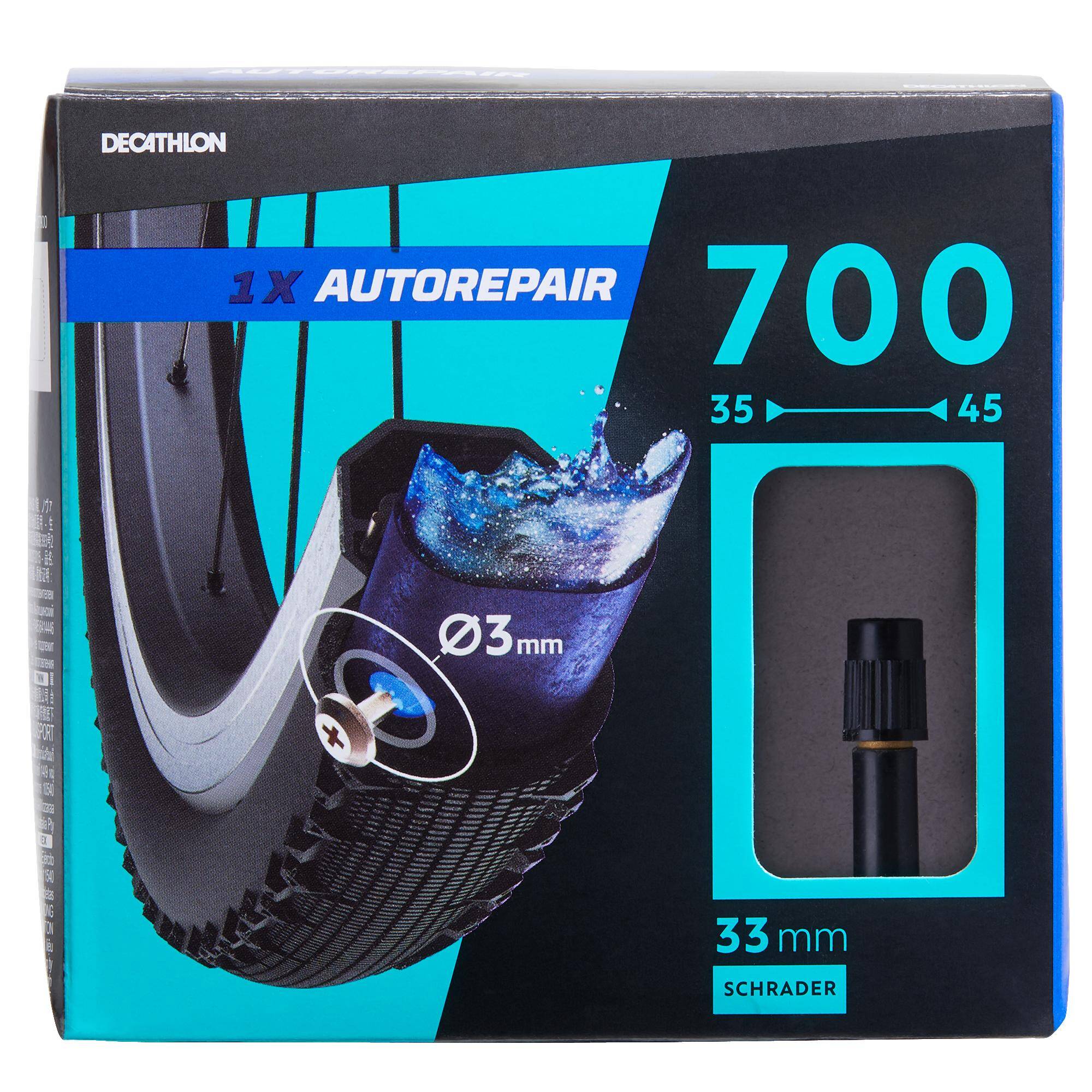 700x35 / 45 Self-Repairing Schrader Inner Tube -  1