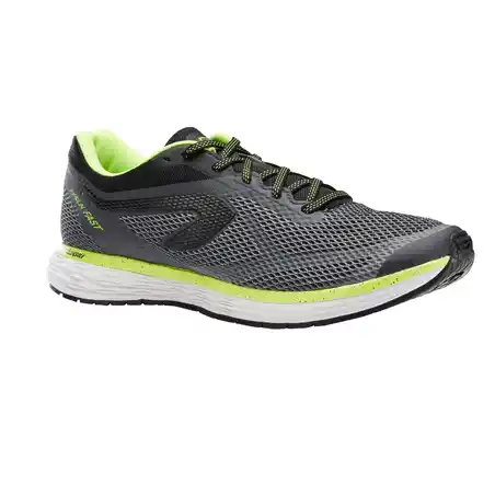 Kiprun Fast Men's Running Shoes - Grey Yellow