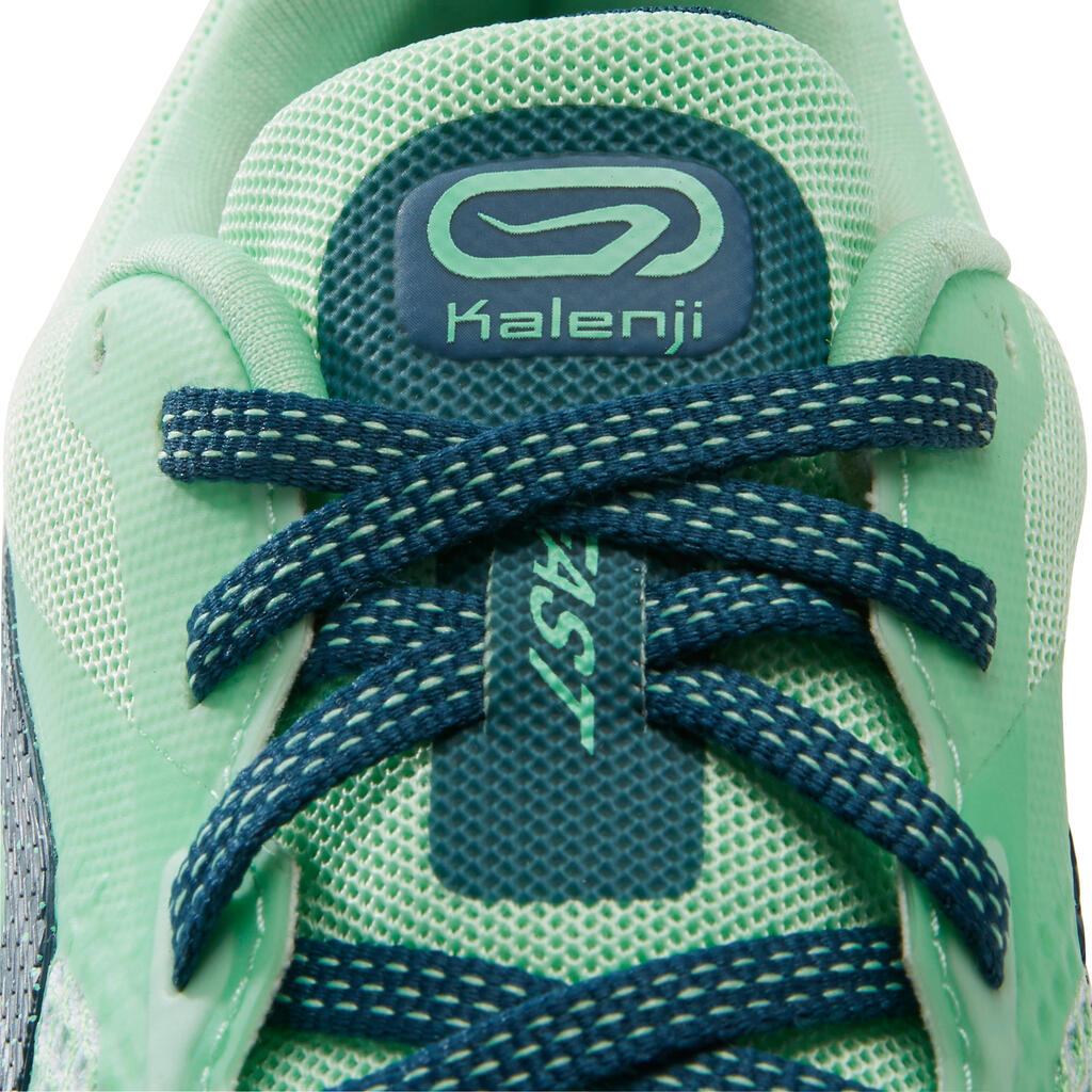 KALENJI KIPRUN FAST WOMEN'S RUNNING SHOES GREEN