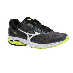 CHAUSSURE RUNNING HOMME WAVE RIDER NOIR JAUNE