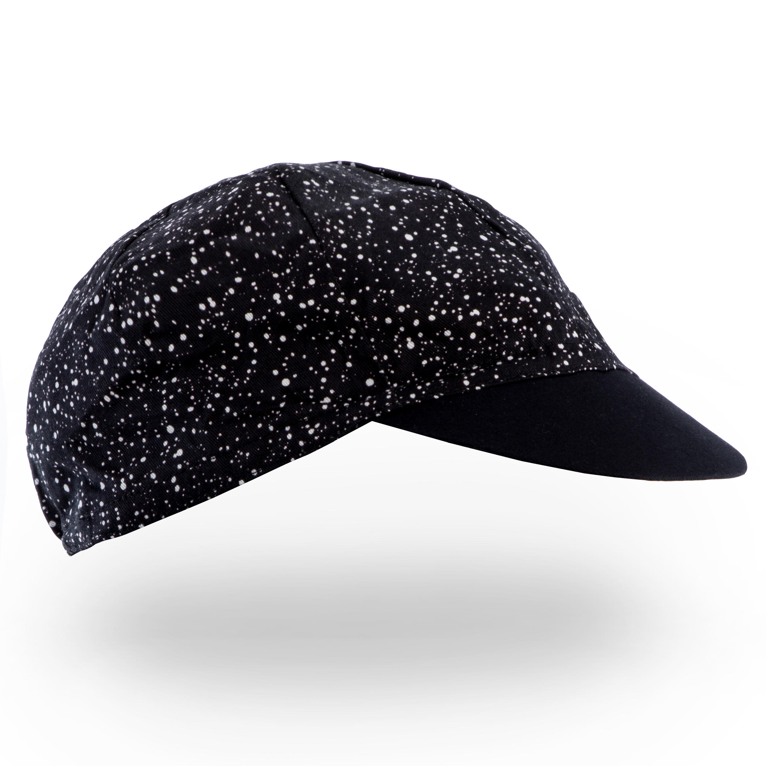 black cycling cap