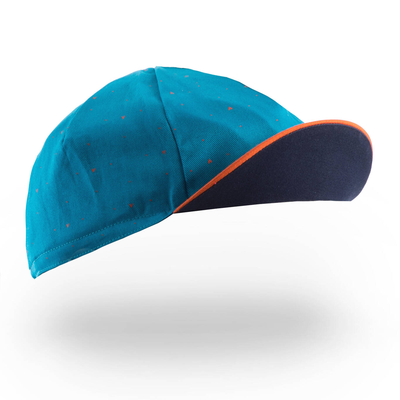 RoadR 500 Cycling Cap - Light Blue/Orange/Navy