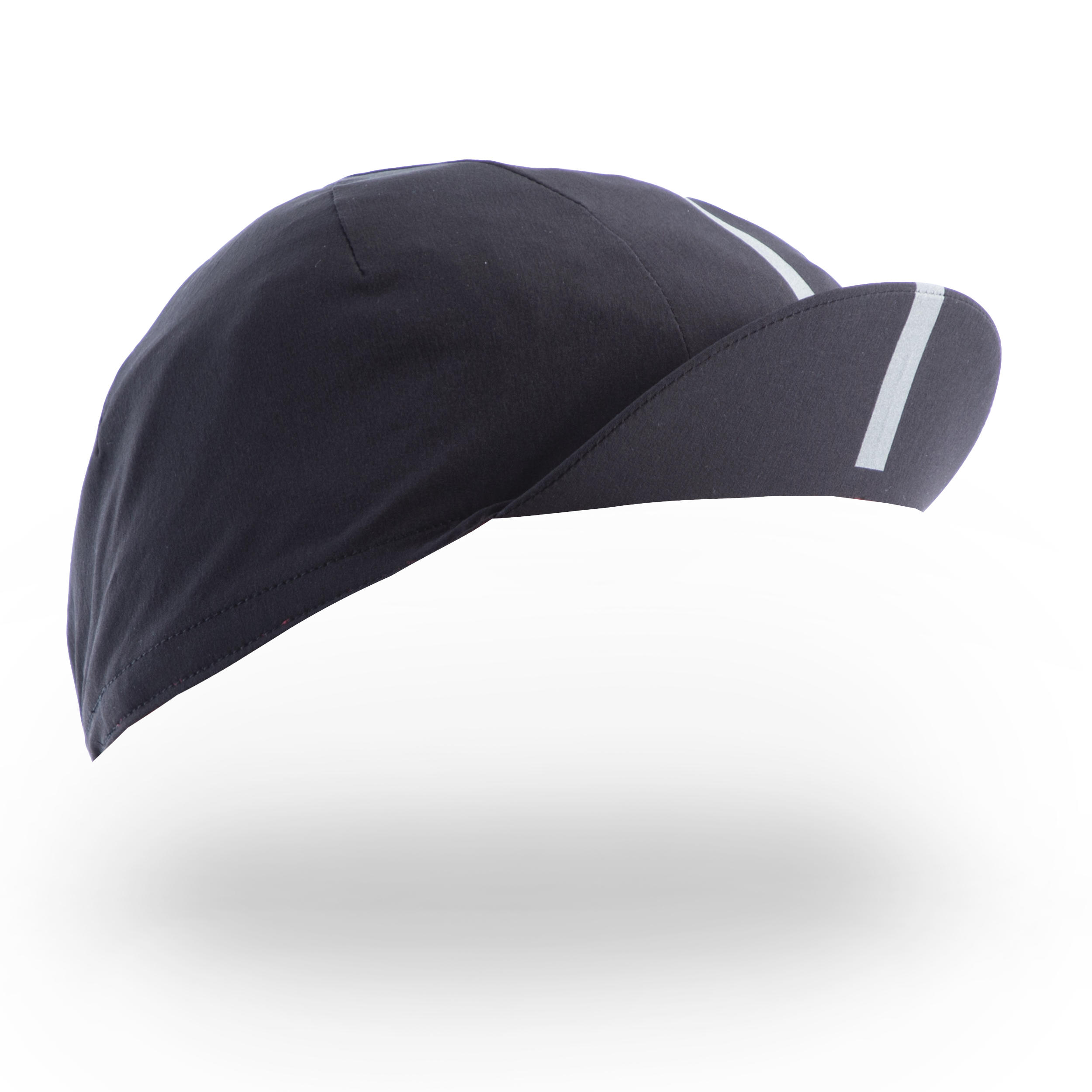 black cycling hat