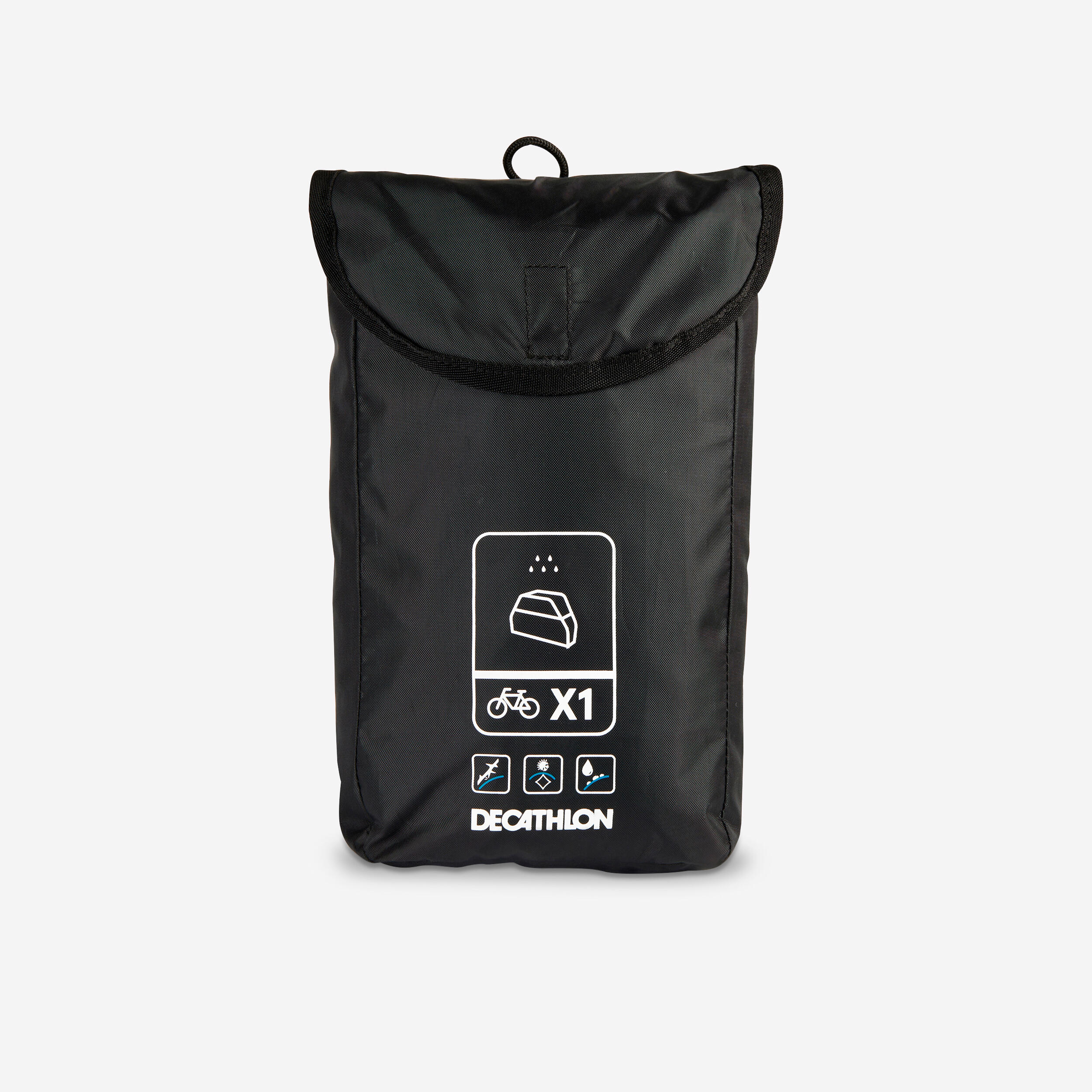 Decathlon - Housse De Protection 1 Velo - Housse De Rangement - Pneus/pieces/portage/rangement/electrifi - Noir - Taille Unique - Decathlon