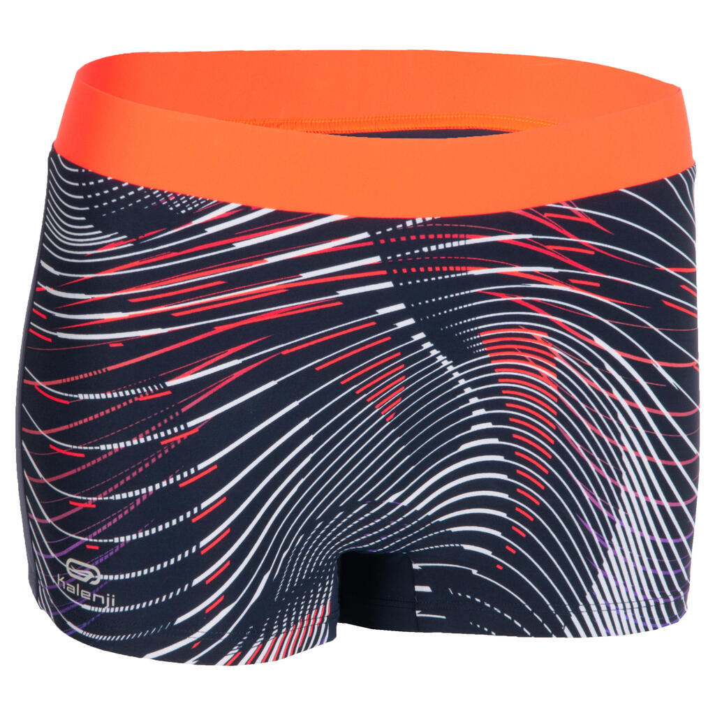 WOMEN'S ATHLETICS BRIEFS BLUE AND ORANGE