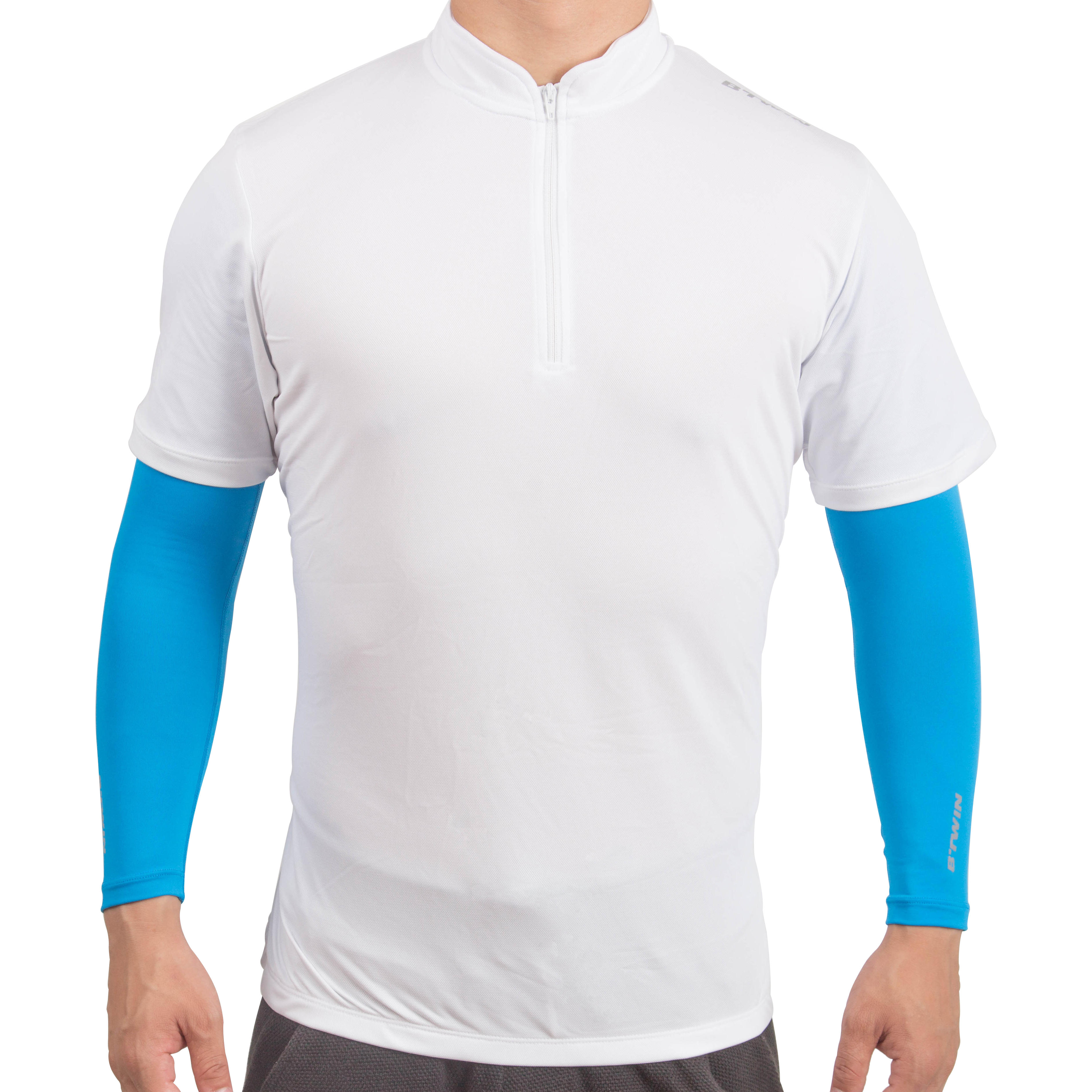 Cycling Summer Arm Sleeves Blue