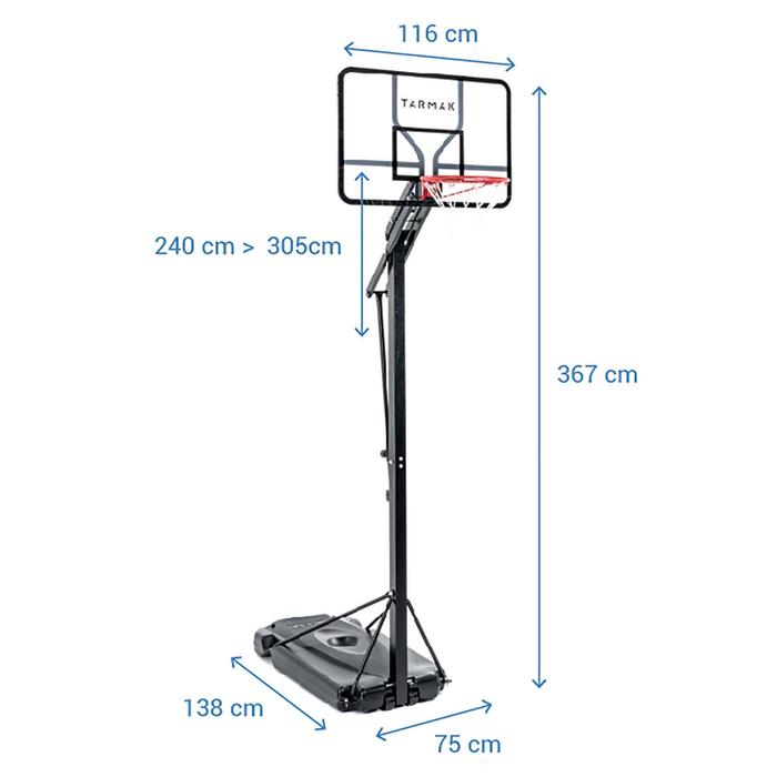 Canasta De Baloncesto Ninos Adulto B700 Pro 2 40 A 3 05 M 7