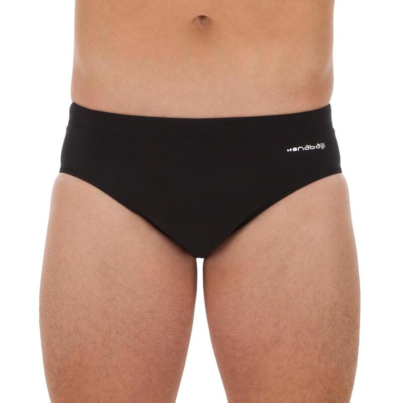 Badehose Wasserball 500 Herren Uni schwarz