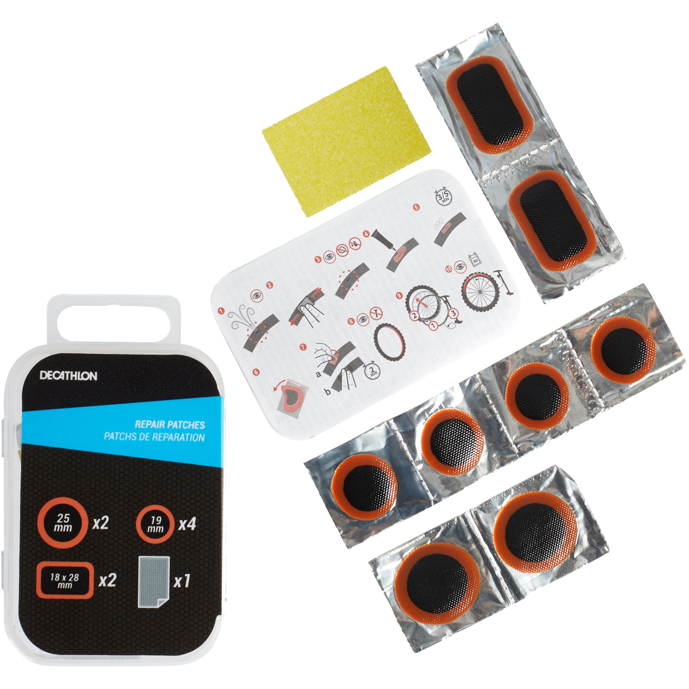 bike puncture repair kit decathlon