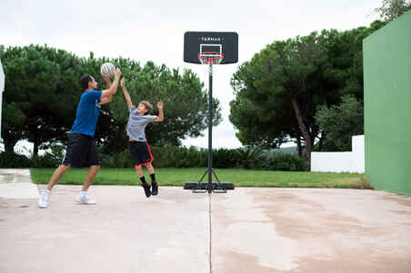 Basketball Hoop with Adjustable Stand (from 2.20 to 3.05m) B100 - Black