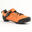 Road and Gravel Cycling Leather Lace-Up SPD Shoes GRVL 520 - Orange