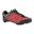 Road and Gravel Cycling Lace-Up SPD Shoes GRVL 500 - Burgundy / Grey