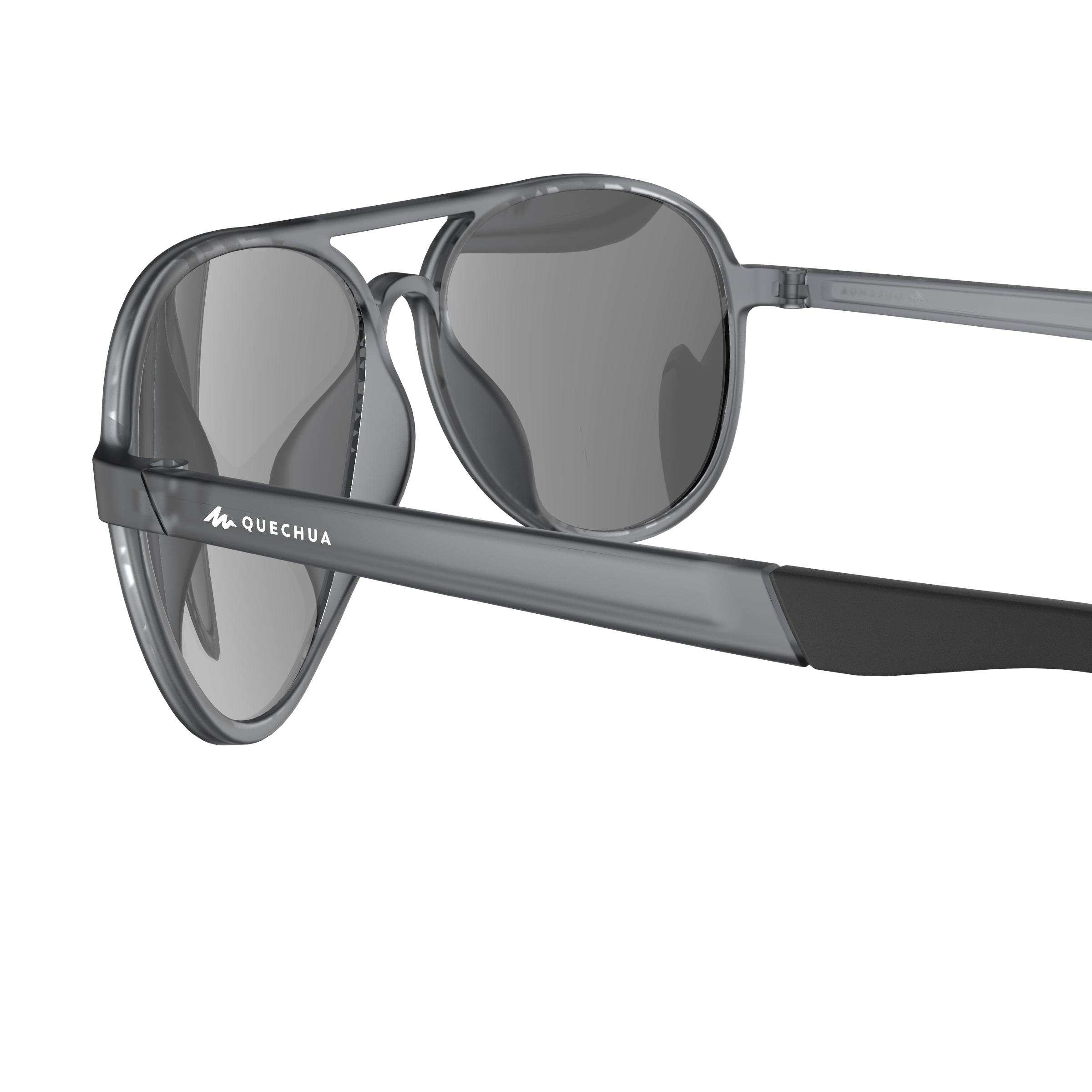 Lunette ÜBERBRILLE Lunettes de soleil pour porteurs de lunettes 100% uvcat 3 Noir mat