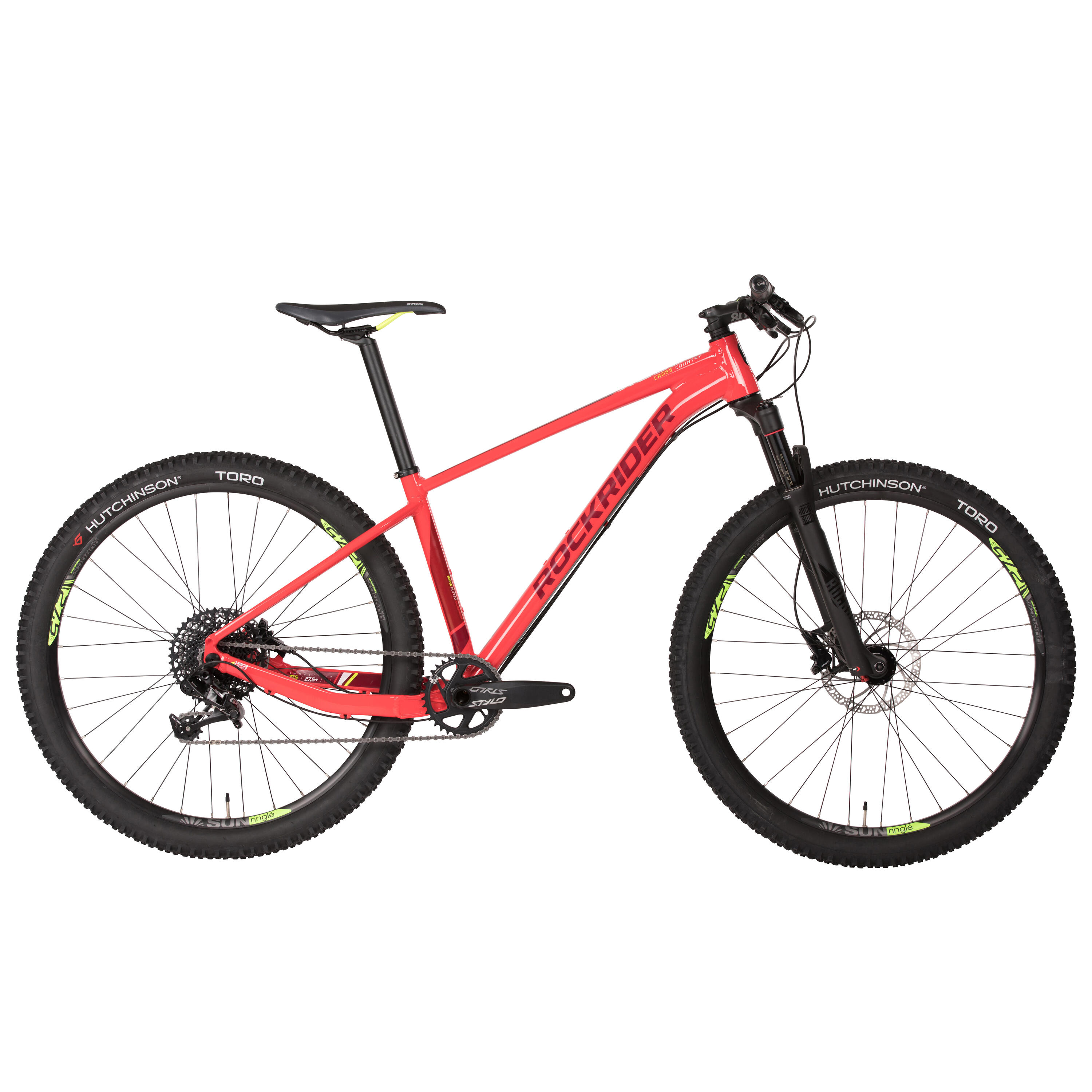 500 XC Mountain Bike 27.5" - Red 1/13