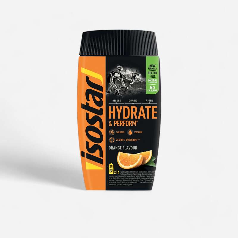 HIDRATAÇÃO& PRÉ ESFORÇO Hidratação e Alimentação - Hydrate&Perform Laranja 560g ISOSTAR - Alimentação Desportiva