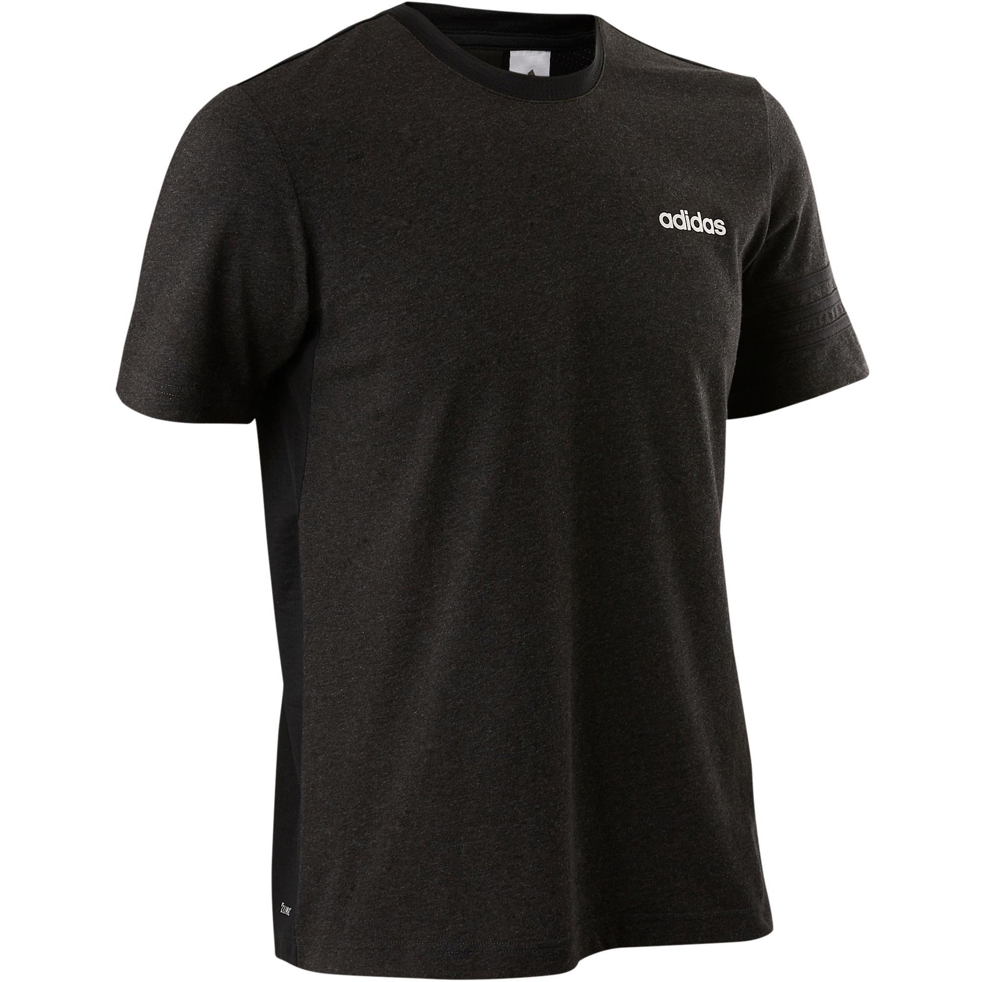 tee shirt adidas noir homme