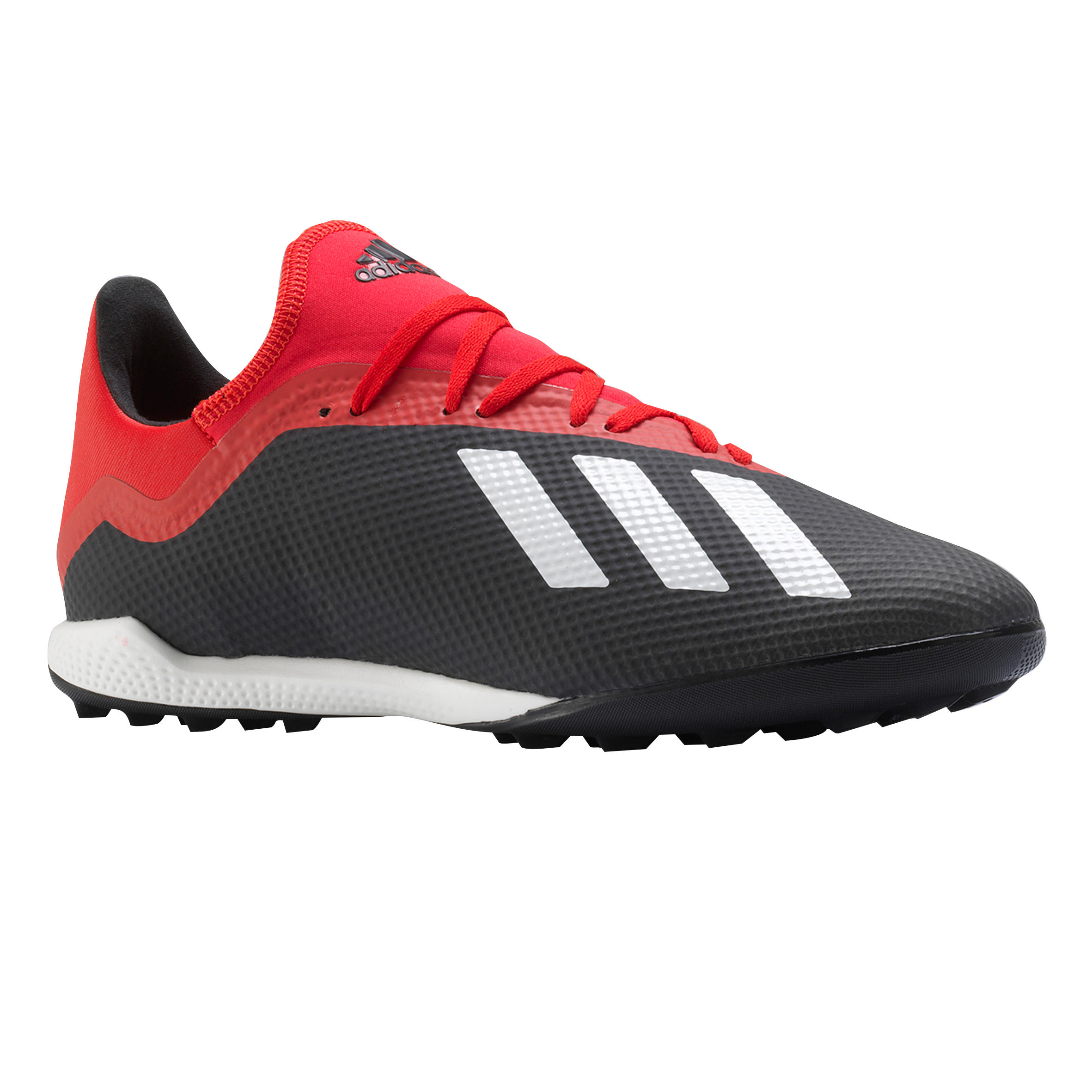 Scarpe calcetto X 18.3 HG rosso nero ADIDAS Decathlon