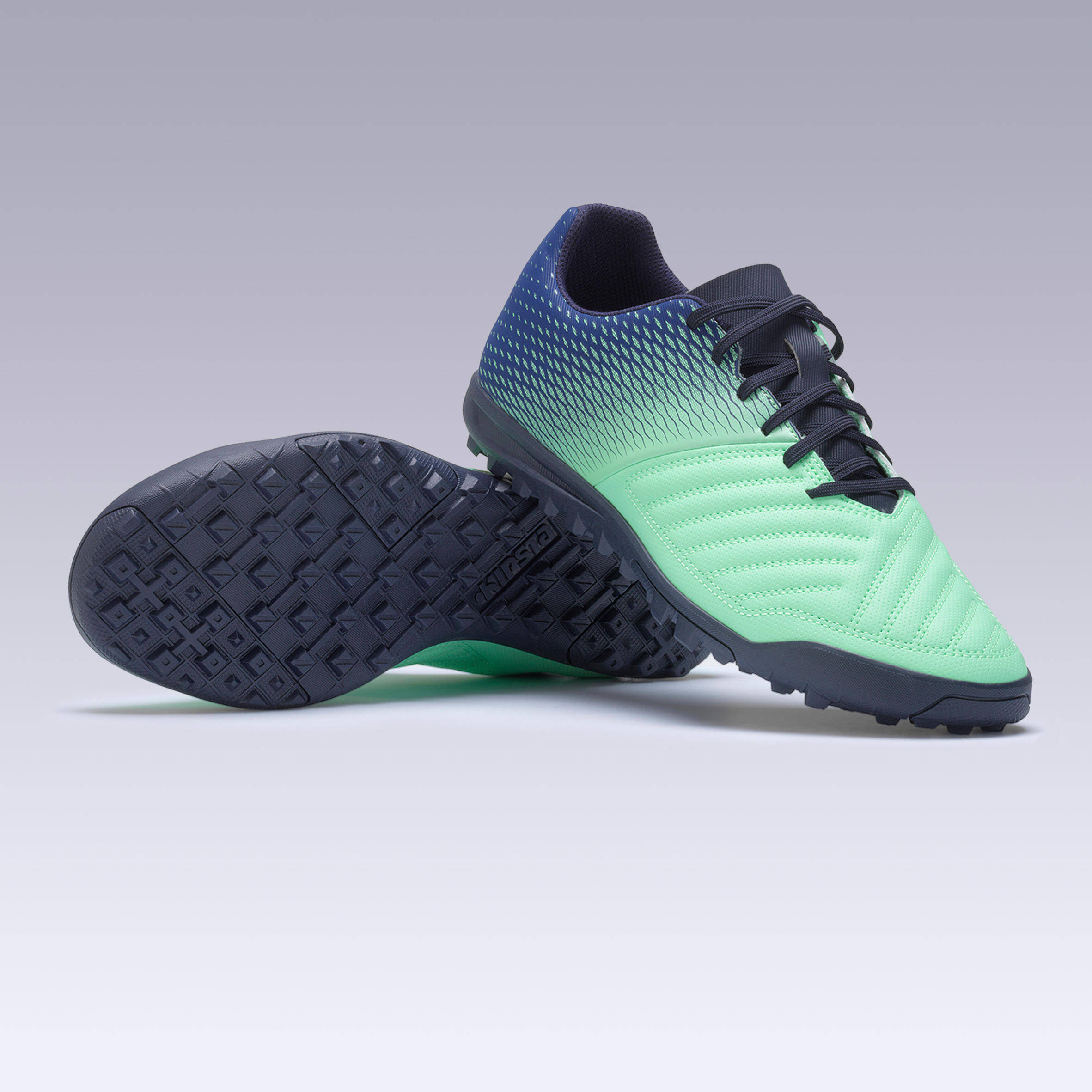 Men's Football Shoes Agility 140 HG - Blue/Green -  1
