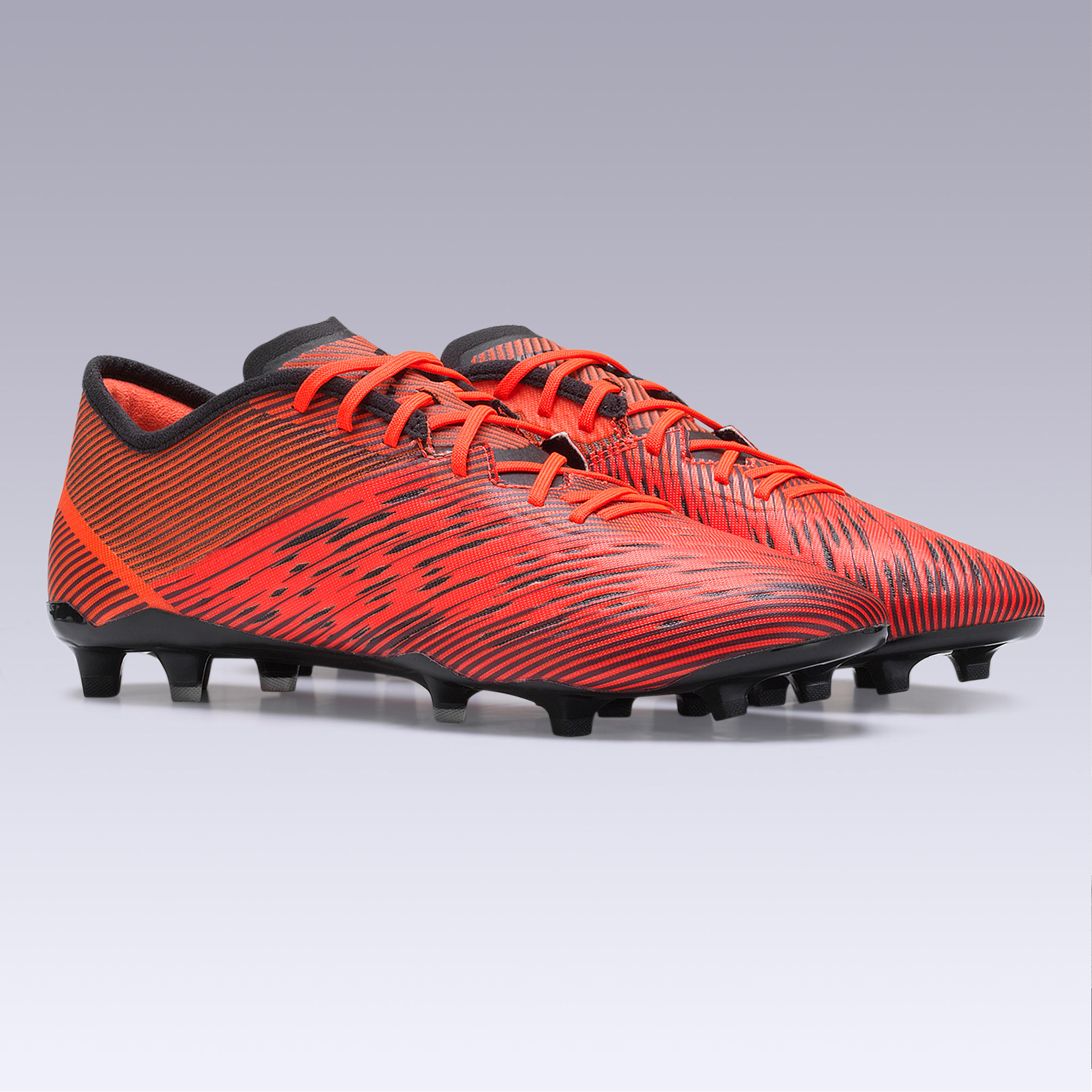 chaussure de foot orange