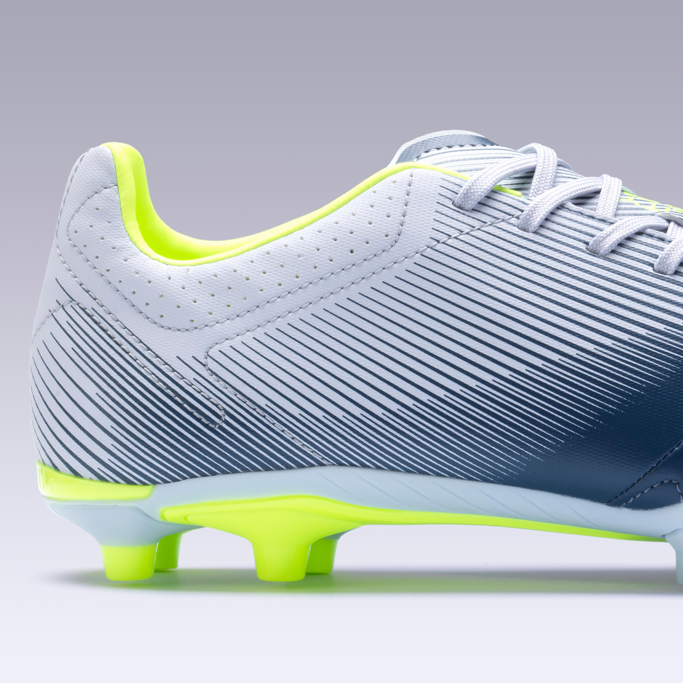 Agility 540 Pro FG Adult Dry Pitch Leather Football Boots - Grey 10/13