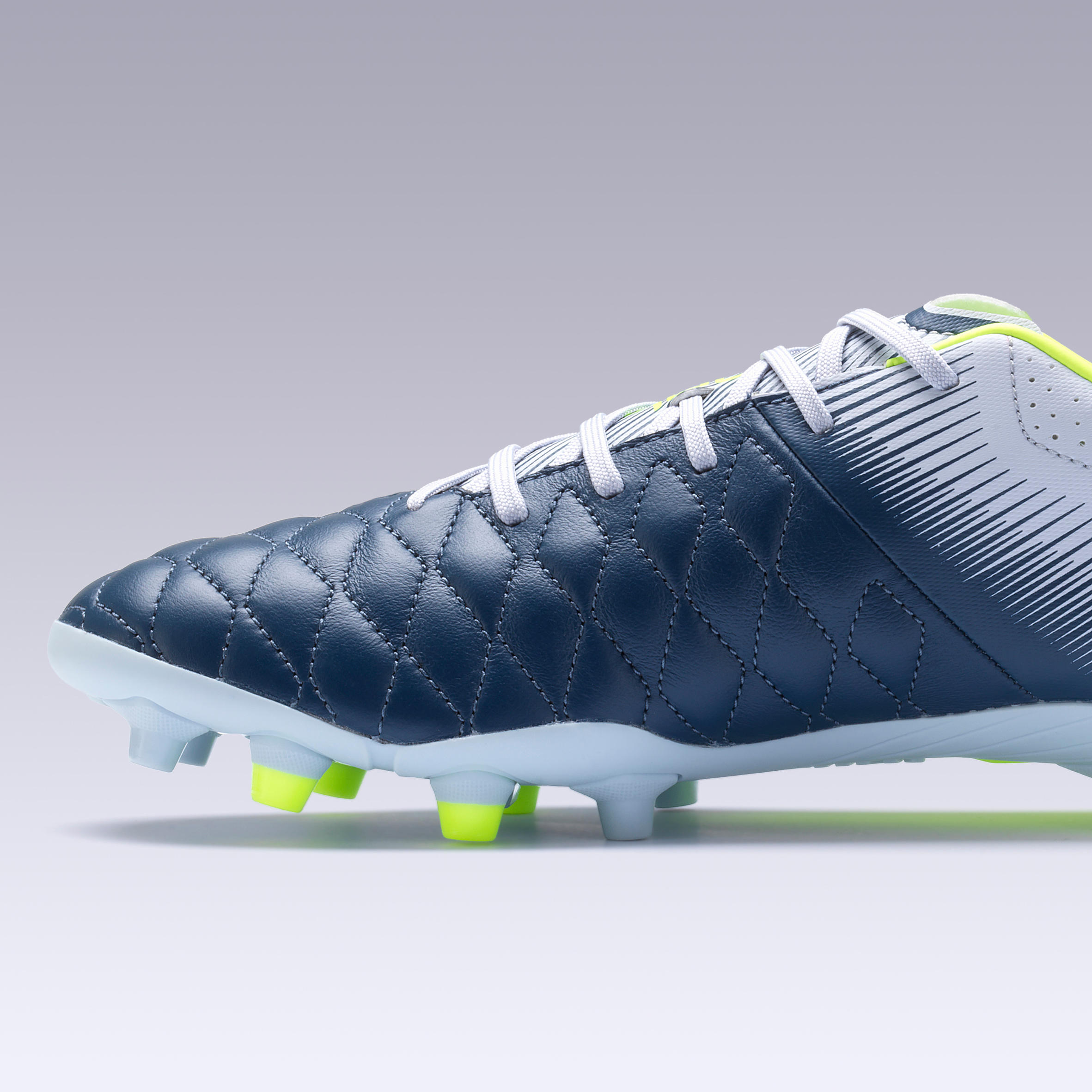 Agility 540 Pro FG Adult Dry Pitch Leather Football Boots - Grey 9/13