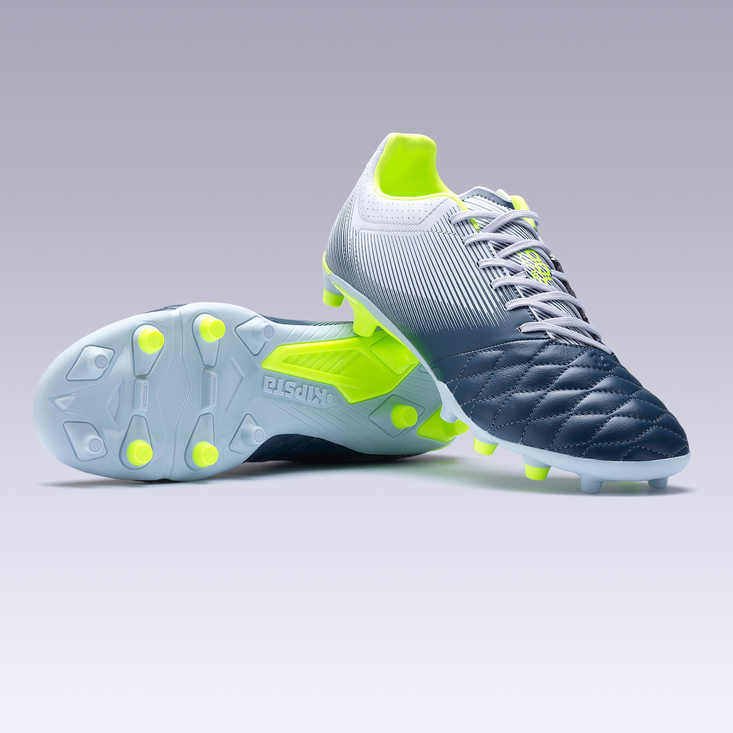 Agility 540 Pro FG Adult Dry Pitch Leather Football Boots - Grey 13/13