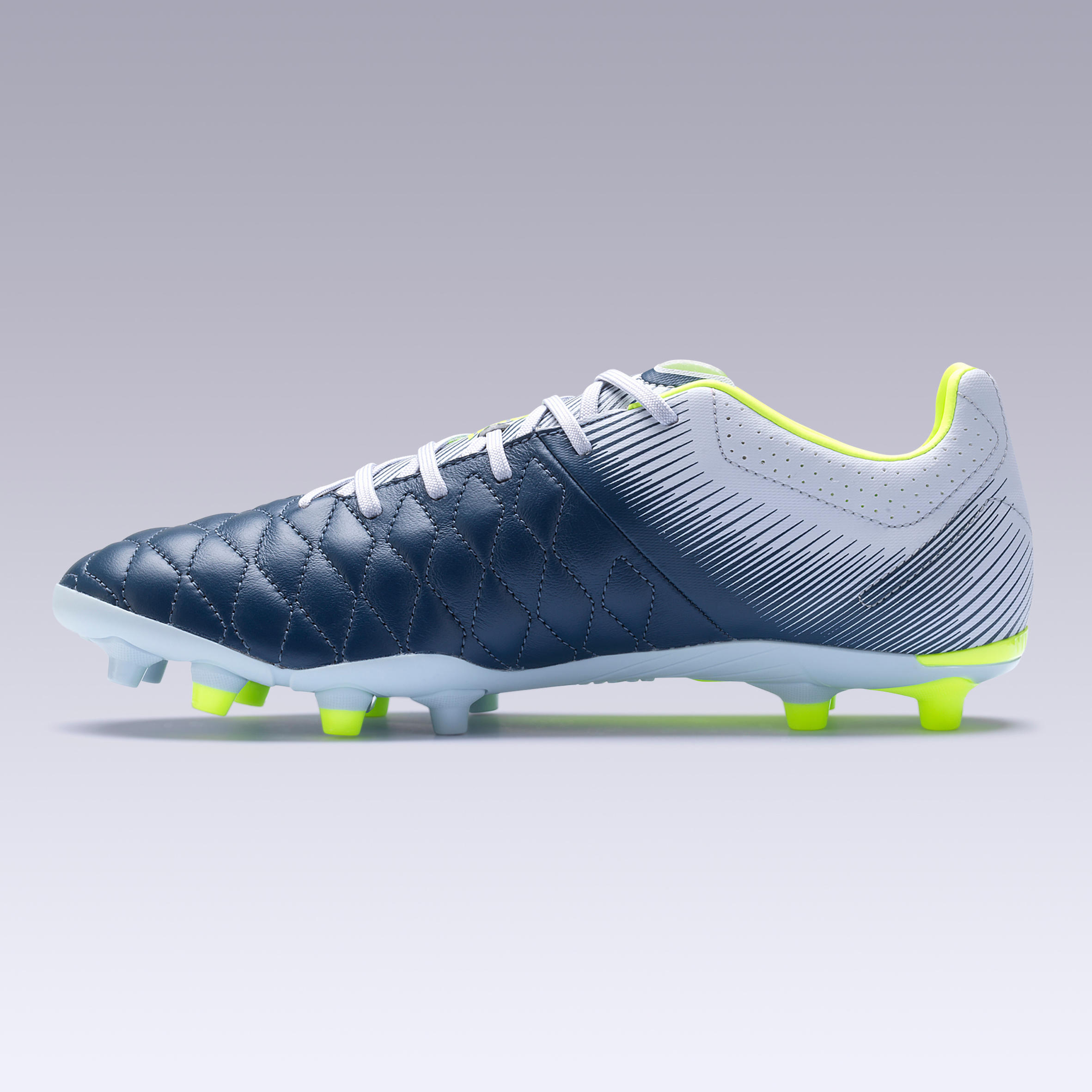 Agility 540 Pro FG Adult Dry Pitch Leather Football Boots - Grey 3/13