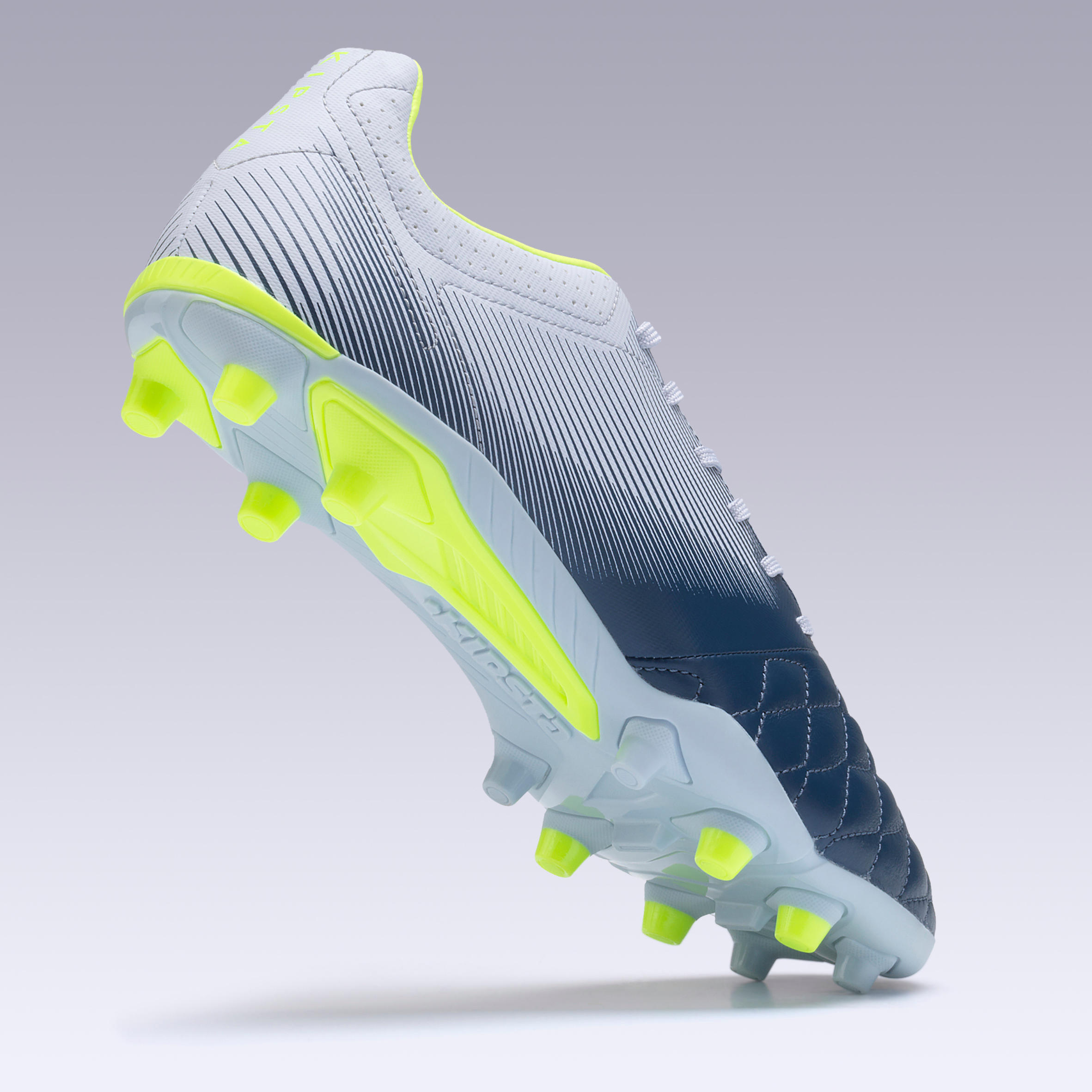 Agility 540 Pro FG Adult Dry Pitch Leather Football Boots - Grey 8/13