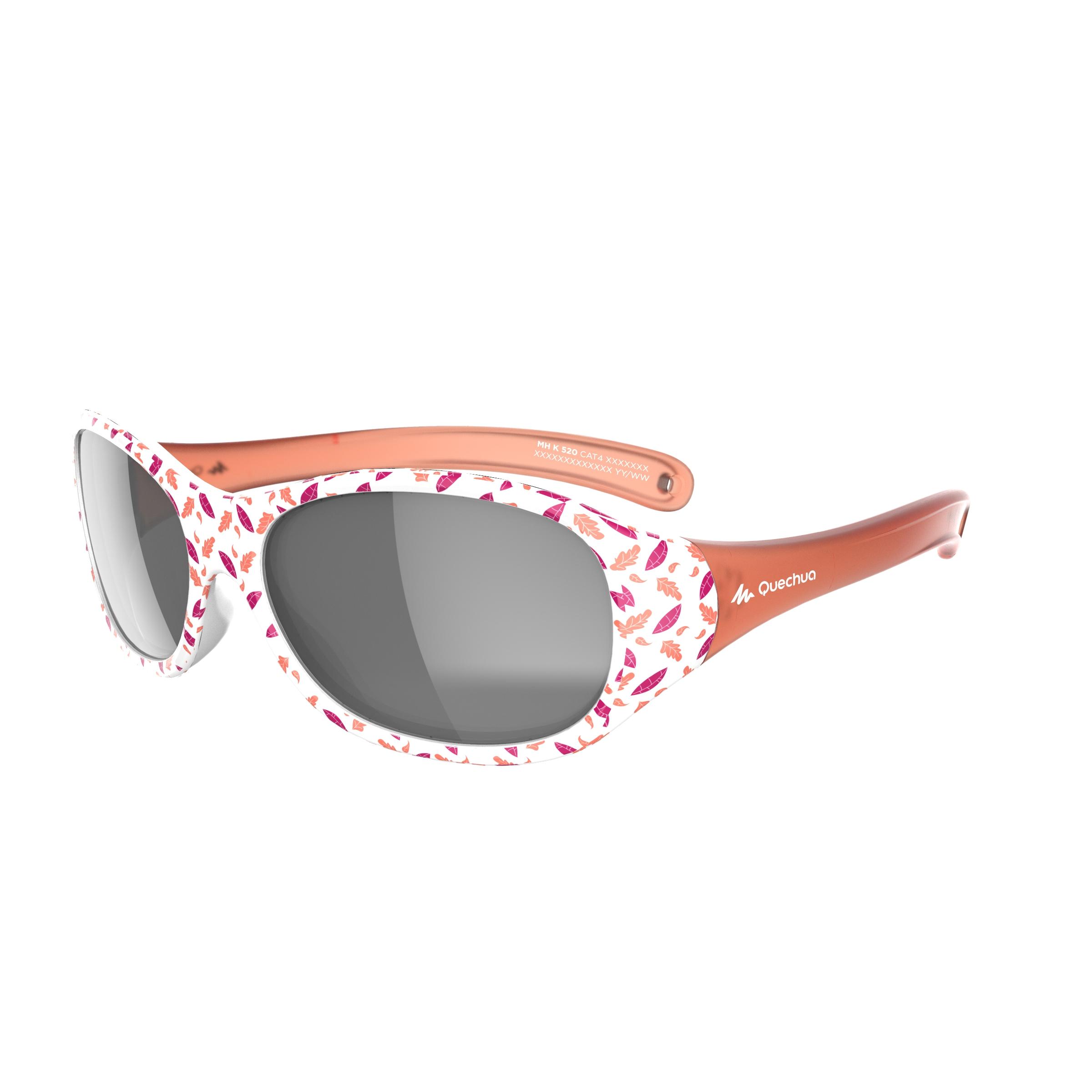 QUECHUA MH K 120 Children category 4 Hiking Sunglasses Ages 2-4 - Coral