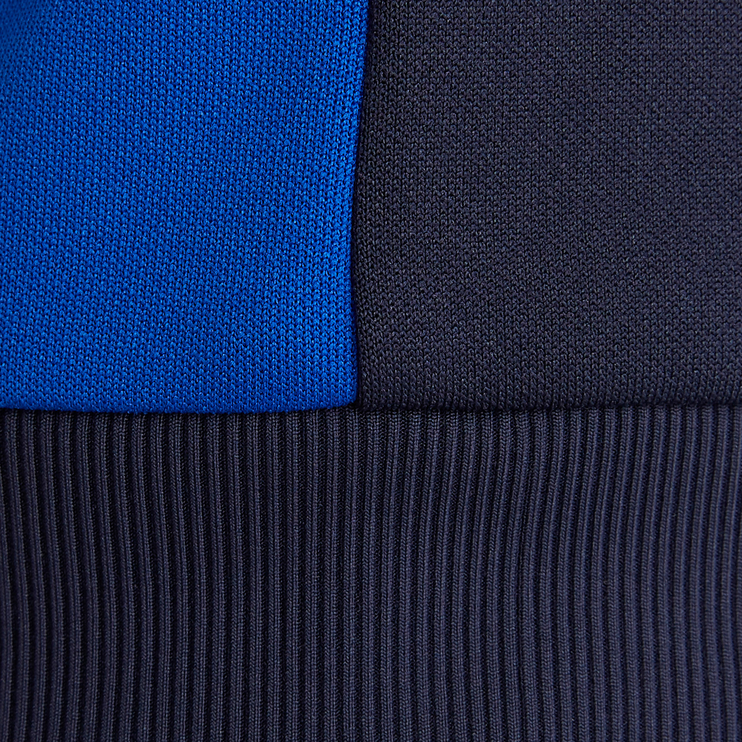 Chaqueta de Fútbol Con Cremallera Kipsta T100 niños azul 11/11