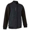 T100 Kids' Football Training Jacket - Black