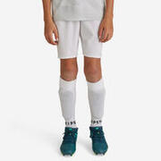 Kids' Football Shorts F500 - White