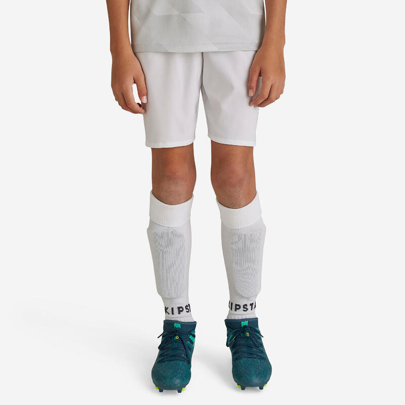 Pantaloncino calcio junior F500 bianchi