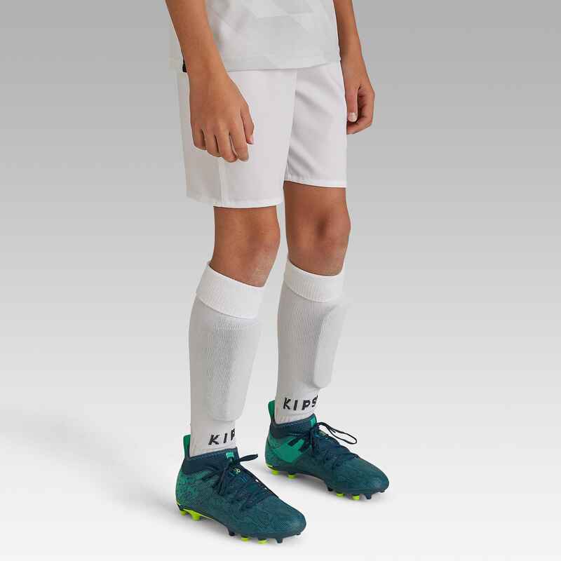 Kids' Football Shorts Viralto Club - White - Decathlon