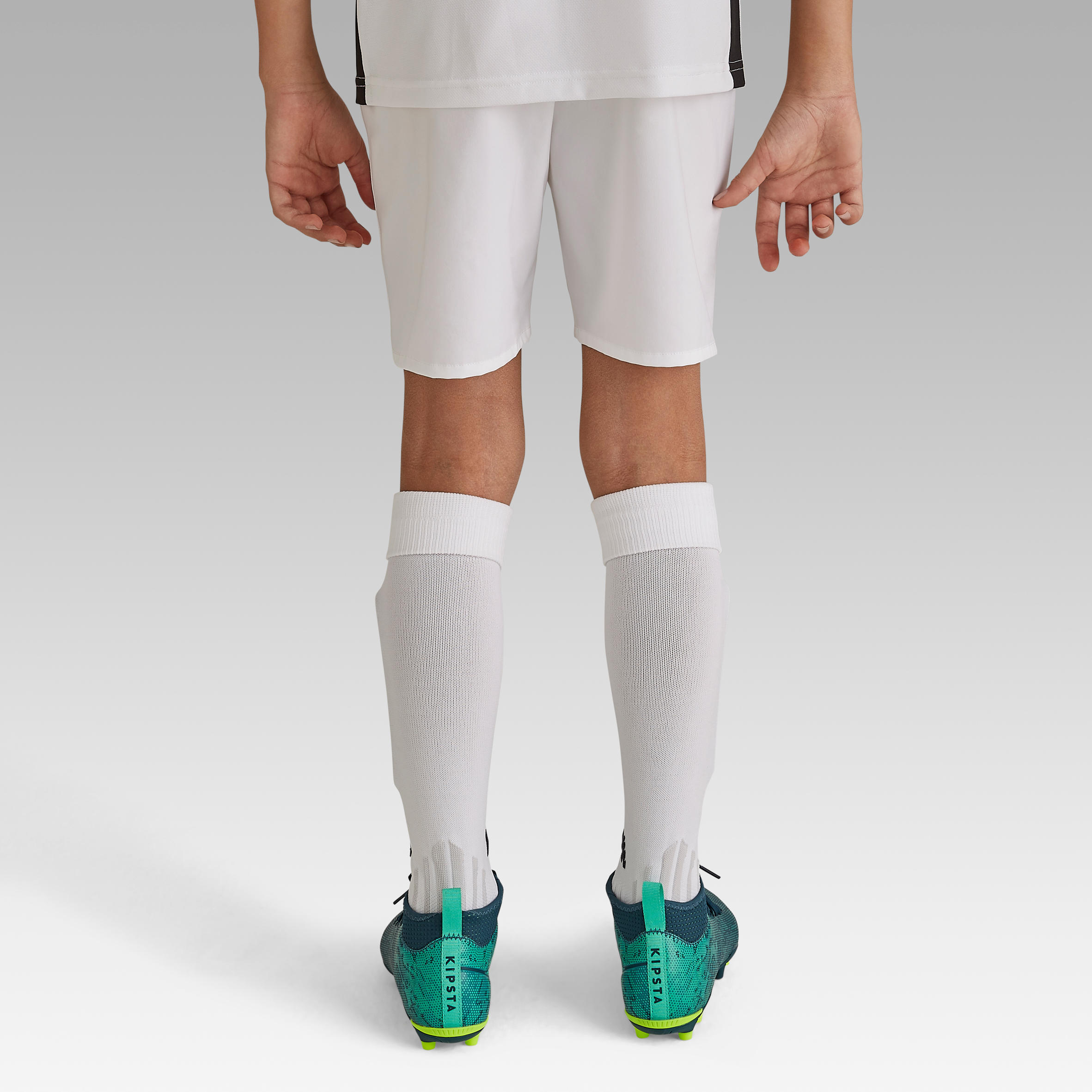F500 Kids Football Shorts - White 4/8