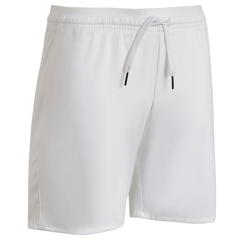 Pantaloncini calcio bambino F500 bianchi