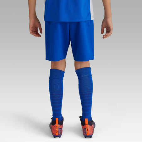 Pantalón corto Fútbol Niños Kipsta Club azul