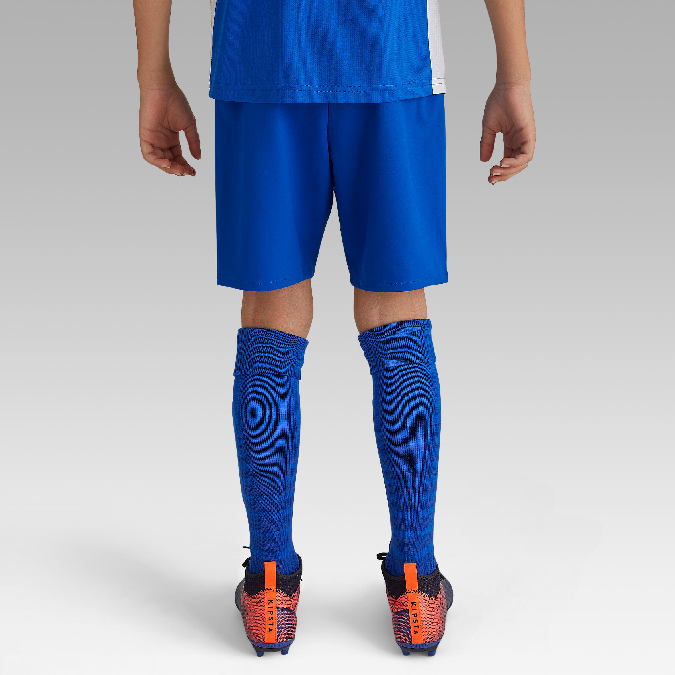 F500 Kids Football Shorts - Blue 4/8