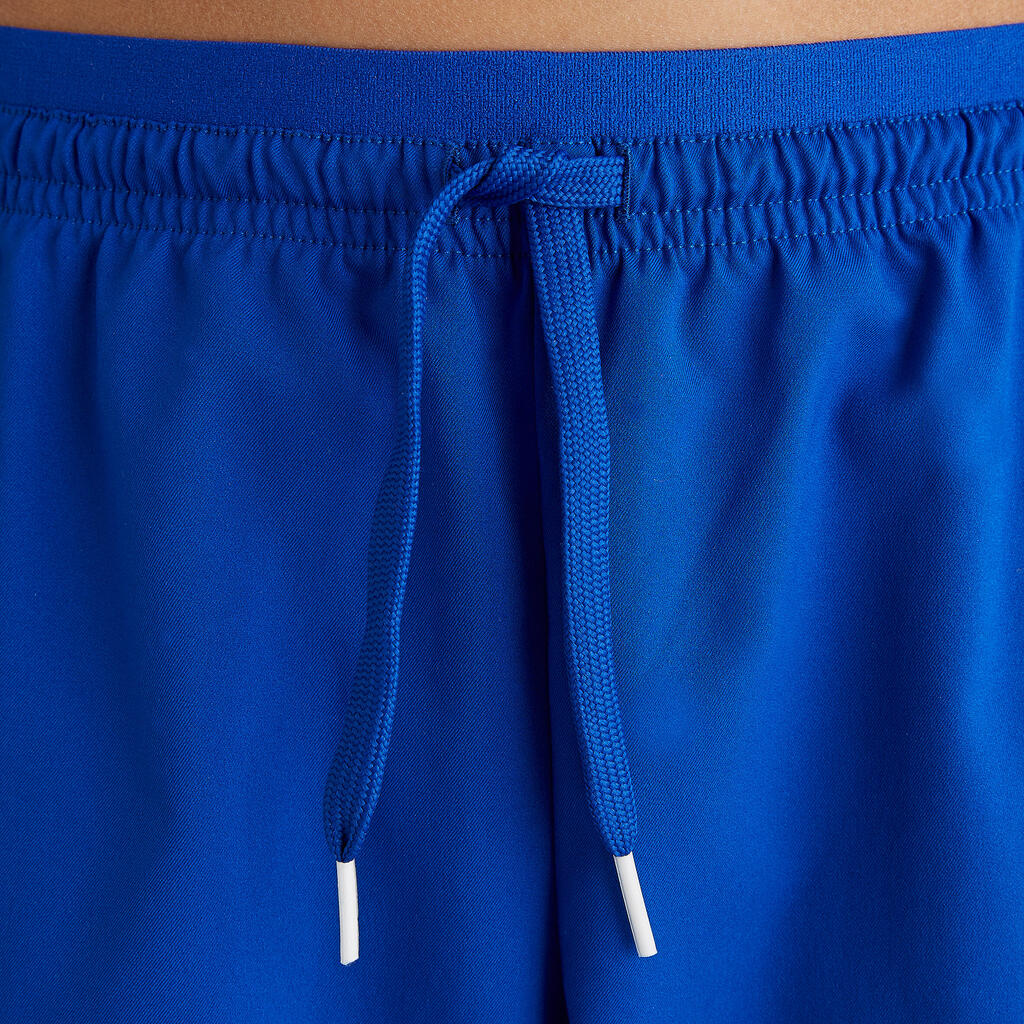 Kids' Football Shorts - Aqua Blue/Pink