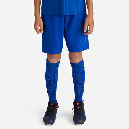 Pantalón corto Fútbol Niños Kipsta Club azul