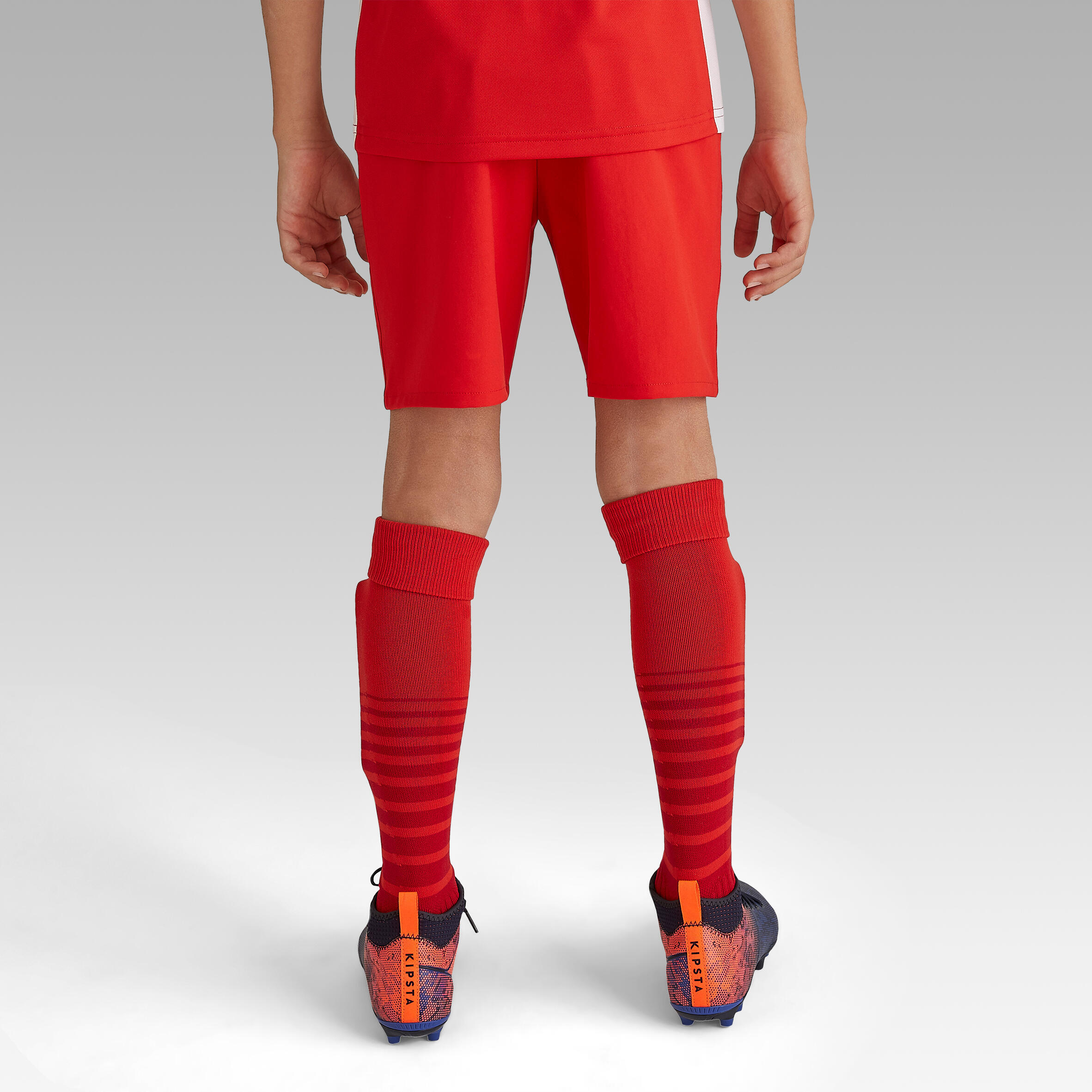 F500 Kids Football Shorts - Red 4/8