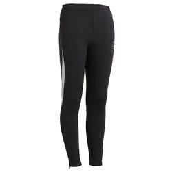 Trainingsbroek voor voetbal kinderen TP 900 zwart/donkergrijs.
