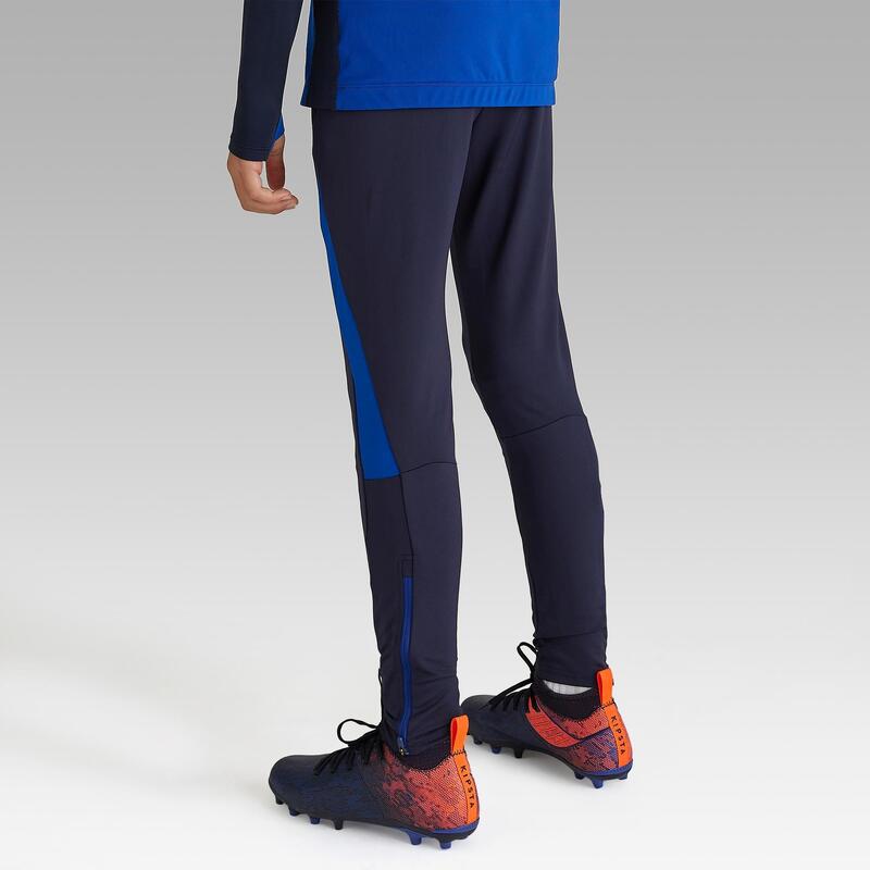 Trainingsbroek voor voetbal kinderen TP900 marineblauw/indigo