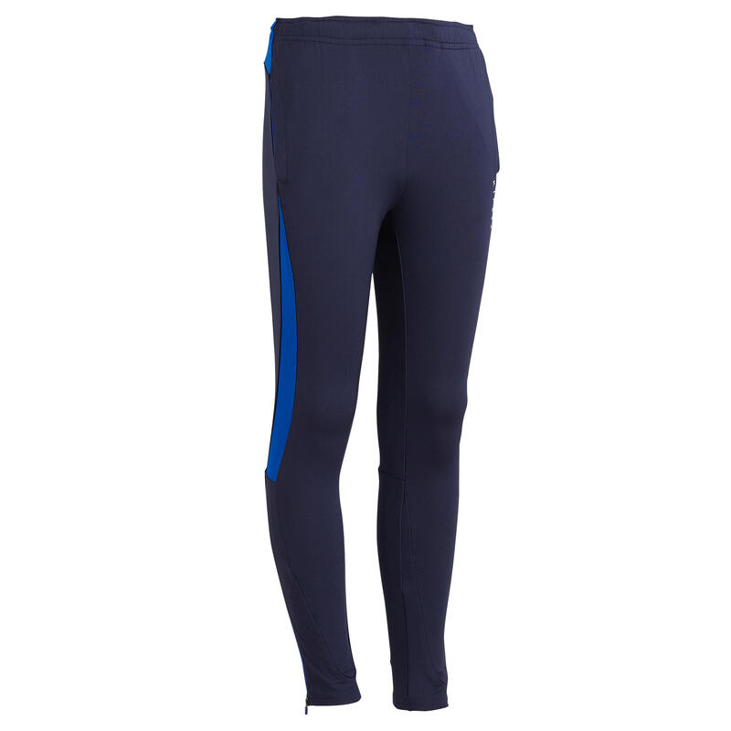 Pantalon de football d'entrainement enfant TP 900 marine et bleu indigo
